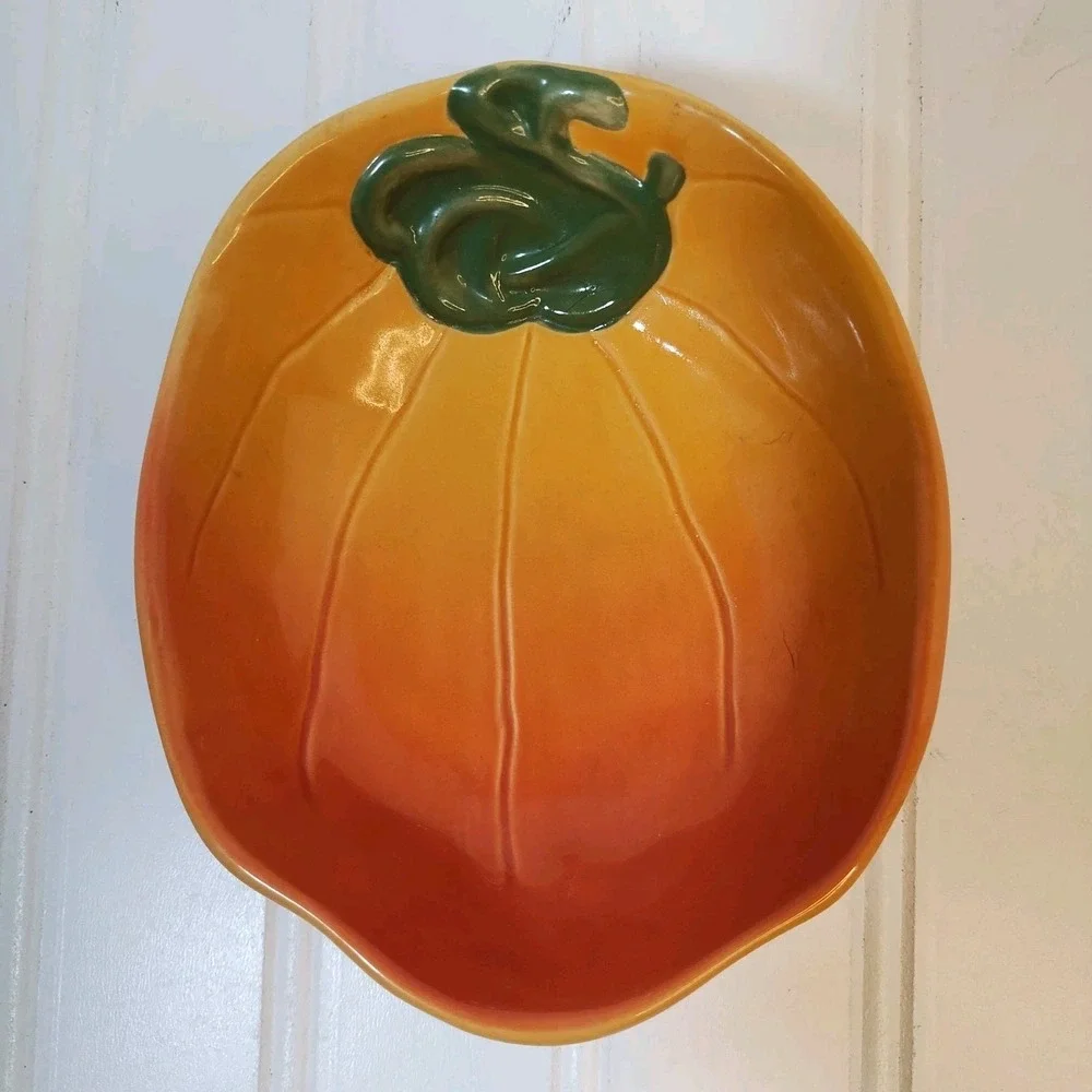 Jardin Potager Ceramic Bowls Pumpkin & Yellow Pepper Set Of‎ 2 Williams Sonoma